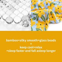 Tekstil rumah Cina CE Zonli sensorik 15lbs bulu bambu selimut tertimbang