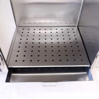 Cage vétérinaire 5 portes pour chiens et chats - Acier inoxydable 304, design moderne et simple, verrouillable, pieds antidérapants pour usage en clinique vétérinaire