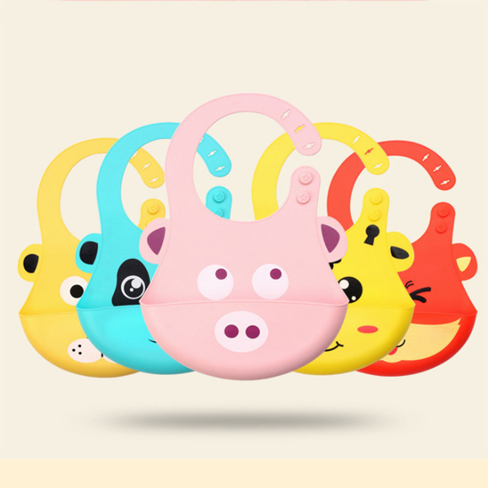 OEM многоразовые 100% Пищевая силиконовая бандана нагрудники детское Кормление для младенцев