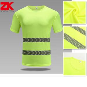視認性の高い半袖<span class=keywords><strong>Hi</strong></span> <span class=keywords><strong>Vis</strong></span>ワークシャツ安全反射Tシャツ - Product Image 4