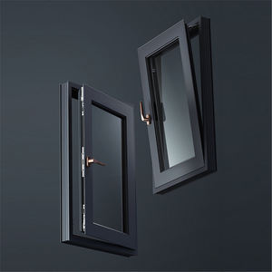 단열 방음 알루미늄 여닫이 창, 외부 개폐형 루버 및 이중 유리창 (주택용) - Product Image 1