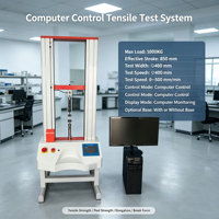 Máquina de Ensayo de Tracción Universal Computarizada de 1 Tonelada para Metales Aeroespaciales, Cables y Alambres, Instrumento de Prueba de Fuerza de Cizallamiento y Flexión