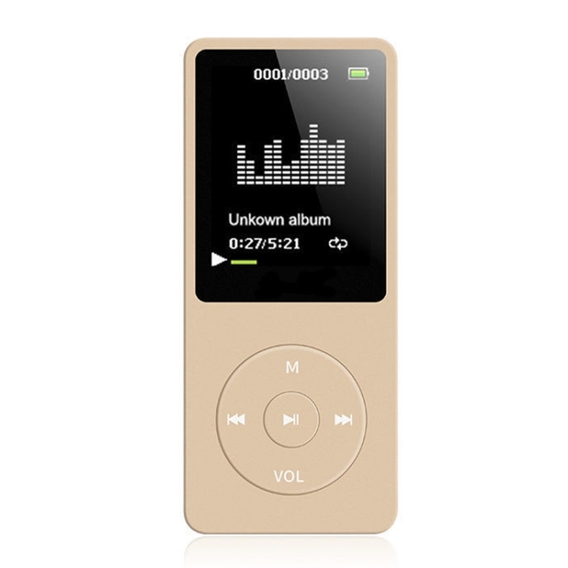 Ultra Thin 1.8 Inch FM Radio Recorder Ebook Reading Media Player Lossless MP4 Music Player With Screen