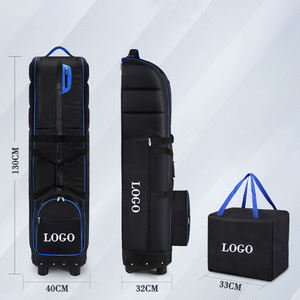 High Quality Nylon Golf Club <b>Travel</b> <b>Bags</b> Portable Golf Carry <b>Bag</b> Golf <b>Travel</b> <b>Bag</b> Cover With <b>Wheels</b> - Product Image 6