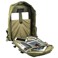 Sac à dos tactique Molle grande capacité 36-56L, durable, avec fermeture éclair et fermoir, léger, doublure polyester, compartiment ordinateur