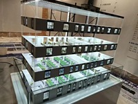 Maqueta Arquitectónica Móvil con Efectos de Iluminación, Diseño Moderno para Exhibición en Interiores