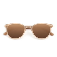 Lunettes de soleil à monture jaune vintage mode italienne Oem Lunettes de soleil vertes Mazzucchelli Lunettes de soleil en acétate de cellulose