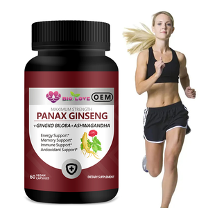 Cápsula de Extrato de <span class=keywords><strong>Ginseng</strong></span> para Saúde, Venda Direta da Fábrica na <span class=keywords><strong>China</strong></span>, Melhora a Qualidade do Sono e a Memória, Cápsula Dura - Product Image 2