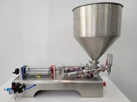 G1WG Machine de remplissage de liquide de remplissage de pintes de crème glacée visqueuse de shampooing au miel de haute précision à prix d'usine
