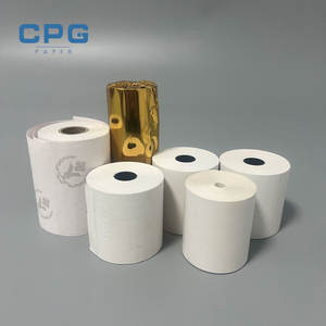 Papel Térmico de Doble Cara de Alta Calidad, Marca CPG, 80x80, 48GSM, Modelo 4851, para Cajas Registradoras ATM/POS, Personalizado de Fábrica - Product Image 1