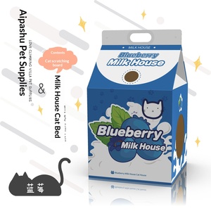 คอนโดแมวทรงตึกทันสมัย พร้อมที่นอนแมวสองด้าน พื้นที่กว้าง ระบายอากาศได้ดี สำหรับใช้ภายในบ้าน - Product Image 4