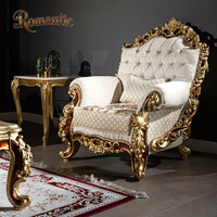 Ensemble de canapés en bois massif de style européen de luxe avec fauteuil inclinable haut de gamme sculpté à la main pour le salon