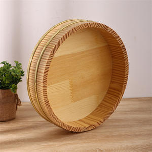 Bambus Ecológico Borde Dorado <span class=keywords><strong>Sushi</strong></span> Tazón Plato Cubo Lavabo con Característica - Product Image 6