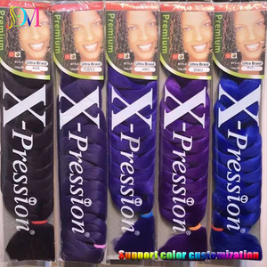 Colore africano Dreadlocks 24 "XP carta avvolgere i capelli <span class=keywords><strong>per</strong></span> le signore ad alta temperatura ritardante di fiamma intrecciato sintetico <span class=keywords><strong>extension</strong></span> - Product Image 2