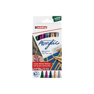 Edding Marqueur acrylique 5100 medium festlich 5 pièces - Product Image 1