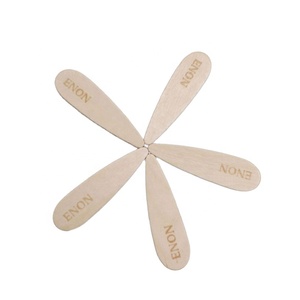 Petite cuillère en bambou écologique couverts biodégradable jetable logo personnalisé imprimé <span class=keywords><strong>mini</strong></span> cuillère à crème glacée en bois - Product Image 1