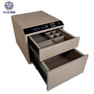 XAG-PGC2-12 coffre-fort en cuir de luxe double couche haute capacité empreinte digitale intelligente <span class=keywords><strong>wifi</strong></span> tout acier antivol coffre-fort à domicile - Product Image 1