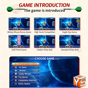 Macchina da gioco arcade a gettoni ZDYS moderna con illuminazione a LED e schermo HD - Product Image 4