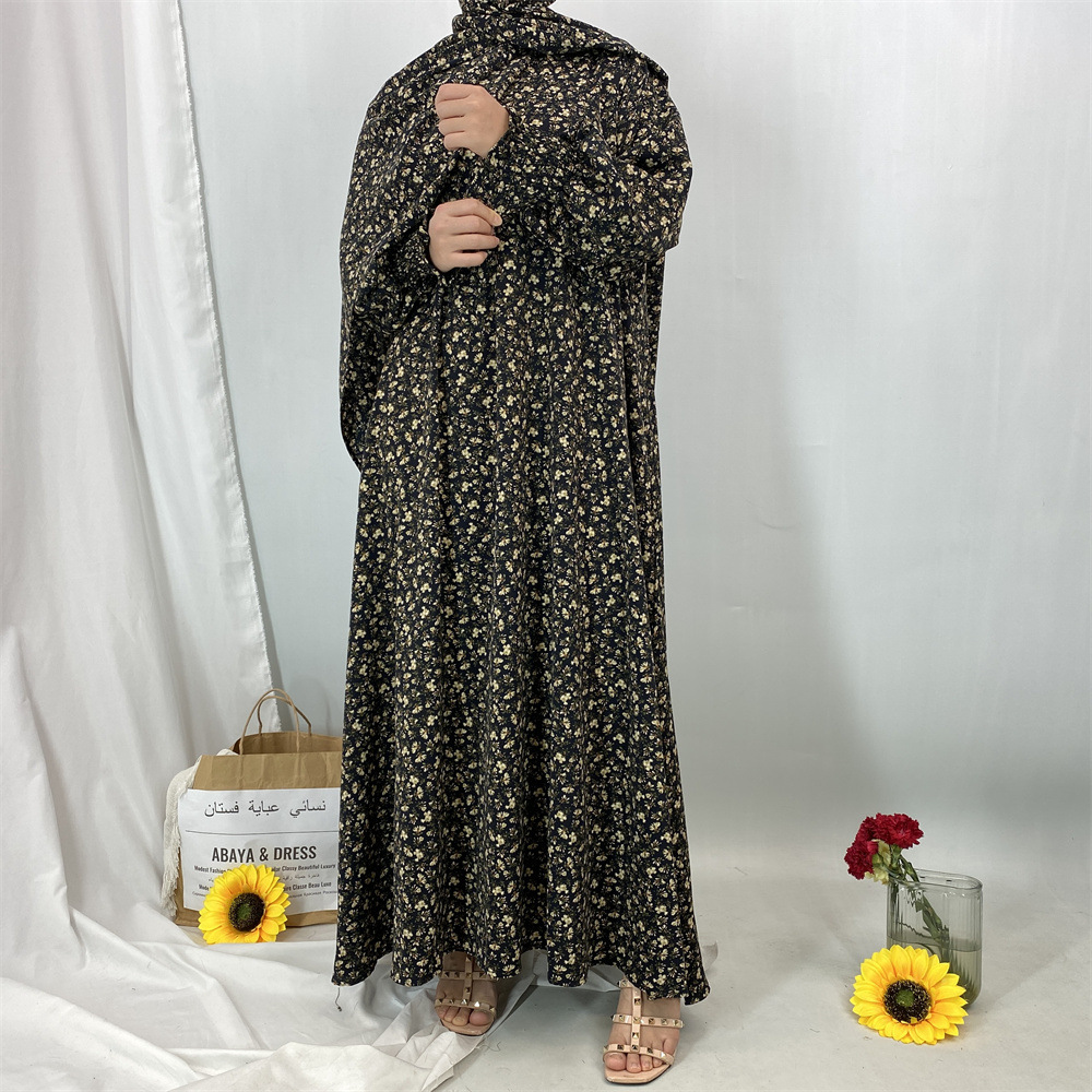 one piece prayer dress cotton Striped Prayer / Salah Dress One Piece Jilbab 100% Cotton