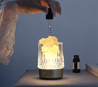 Lampe de table LED de luxe, décoration moderne pour la maison, lampe de chevet en acrylique doré, commande tactile, corps en aluminium, alimentée par batterie