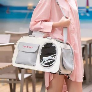 Cat & Dog <b>Pet</b> <b>Carrier</b> PC Material Portable Lightweight Large Capacity Stress-Resistant Double Shoulder <b>Backpack</b> - Product Image 1