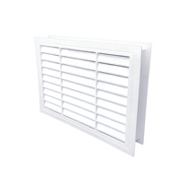 Grille de ventilation inférieure portable en ABS étanche pour portes de toilettes, idéale pour les camping-cars, les bâtiments modulaires et la ventilation des portes de salle de bain