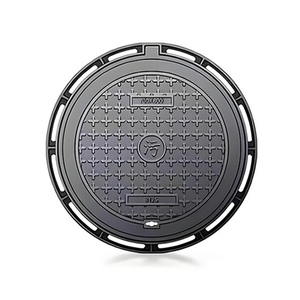 Couvercle de regard en fonte ductile sécurisé sur mesure, <span class=keywords><strong>prix</strong></span> de gros, avec cadre chromé/noir, antivol, pour installations routières - Product Image 1