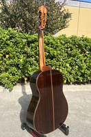 Fabricant de guitares professionnelles Aiersi, guitare classique de concert espagnole de haute qualité, entièrement en cèdre massif, manche surélevé.