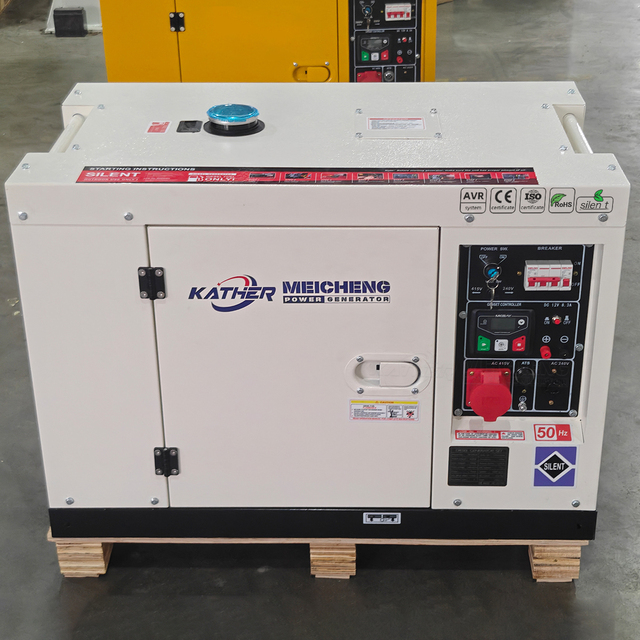 KATHER 5KVA 15KVA Silent Diesel Generator Auto Start 10KW 10KVA 12KW 12KVA 15KW Soundproof Diesel Generator Single Phase 50/60HZ