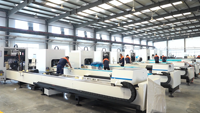 Machine de découpe laser CNC à fibre pour tubes, à deux chucks, pour cadres de lit en L, longueur de charge 6M, avec découpe de rainures biseautées 45° et de canaux carrés, Cypcut