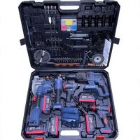 Ensemble d'outils multifonctions 5 pièces avec batterie lithium-ion sans balais 20V, mallette de transport et embouts de perçage OEM