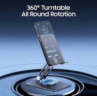 Support de tablette réglable en hauteur, portable, rotation à 360°, support de tablette PC