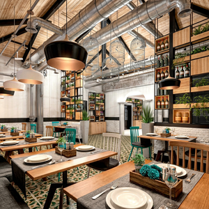 Restaurant Full Room Customization Furniture Sets interior design Commercial Display Restaurant Decoration Shop Renovation - Product Image 5