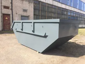 Outdoor Roll On Roll Off Skip Bins Truck Scrap Containers With Hook Lift Industrial Garbage Skip Container For Farms Transport