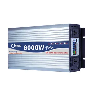 CHANGI Inverter gelombang sinus murni 3000 W, konverter Inverter daya puncak 6000W daya berkelanjutan