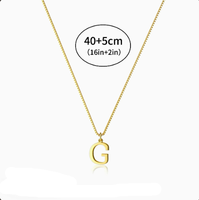 Nouveau Collier Alphabet C en Acier Inoxydable pour Hommes et Femmes, Style Ethnique, Collier de Couple, Accessoires Transfrontaliers