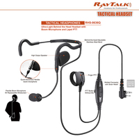 Casque ultra-léger derrière la tête avec microphone PTT, écouteurs et casque pour talkie-walkie Motorola CP040
