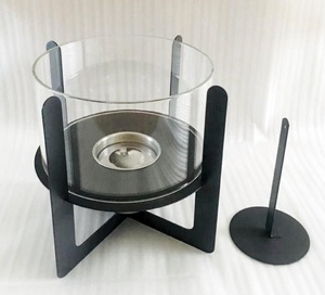 Cheminée d'intérieur et d'extérieur en acier inoxydable chinois, bioéthanol, portable, sans fumée, foyer de table - Product Image 3