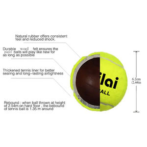 Directo de fábrica 45% lana profesional Paddle <span class=keywords><strong>Cricket</strong></span> pelota de tenis para exteriores - Product Image 4