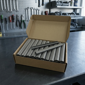 APLUS C1617A-10000 Anillos de Cerdo de Aluminio Galvanizado con Zinc, Calibre 16GA, Corona de 17MM, para Cercas y Jaulas de Animales/Gallinas, 10000 unidades/caja - Product Image 3