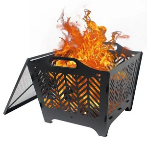 Barbecue à <span class=keywords><strong>bois</strong></span> multifonctionnel personnalisé pour l'extérieur, le camping et la terrasse, avec pioche à feu - Product Image 6