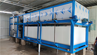 Machine à glaçons commerciale osmose inverse système de filtre à eau ligne de production complète automatique de blocs