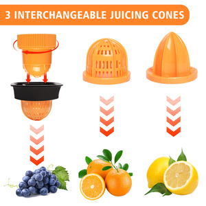 <span class=keywords><strong>Presse</strong></span>-<span class=keywords><strong>agrumes</strong></span> et extracteur de jus 3-en-1 citron et lime avec tasse doseuse intégrée 20oz, facile à presser, stocke le jus restant, compatible lave-vaisselle - Product Image 2