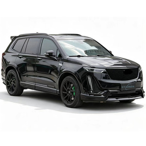 Faldones Laterales Negros Brillantes de ABS Estilo Carrocería Ancha para <span class=keywords><strong>Cadillac</strong></span> <span class=keywords><strong>XT6</strong></span> <span class=keywords><strong>2020</strong></span>-2026, Accesorios de Embellecimiento Exterior Modificados Autoadhesivos - Product Image 3