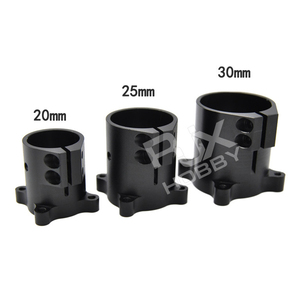 Connecteur de base de fixation verticale RJXHobby RJX 16/20/25/30/35/40mm pour bras de drone multirotor et train d'atterrissage - Product Image 2