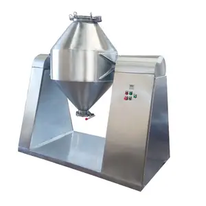 Cấp thực phẩm bột khô đôi Cone dọc thép không gỉ trộn ROTARY bột Mixer