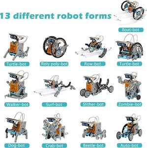 <span class=keywords><strong>Kit</strong></span> de robótica DIY ciencia aprendizaje educativo juguetes de construcción de energía solar para niños STEM 13 en 1 <span class=keywords><strong>Kit</strong></span> de creación de Robot Solar - Product Image 3