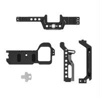 Pièces en aluminium usinées CNC de précision pour cage de caméra, plaque à dégagement rapide, poignée, plaque d'extension, support de montage