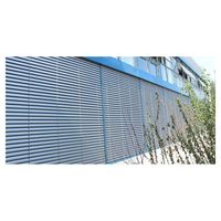 Persienne de fenêtre personnalisée mur extérieur aluminium persiennes cadre persienne motorisée