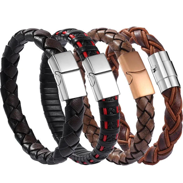 Leather Bracelet Custom Wholesale Wristband Bracelets for Women and Men
